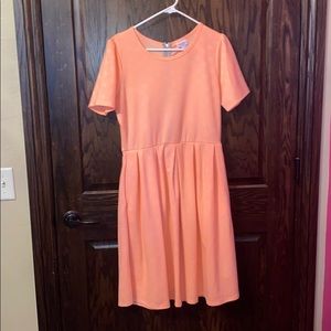 A LulaRoe “Amelia” dress.